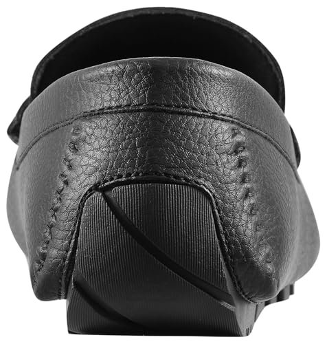 GUESS حذاء قماش قيادة للرجال من غيس، أسود 001، 10.5 - Image 3
