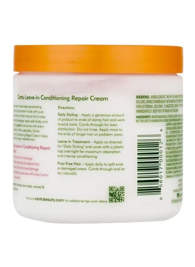 Cantu Repair and Moisturizing Cream with Shea Butter, No Rinse, 453g - Image 2