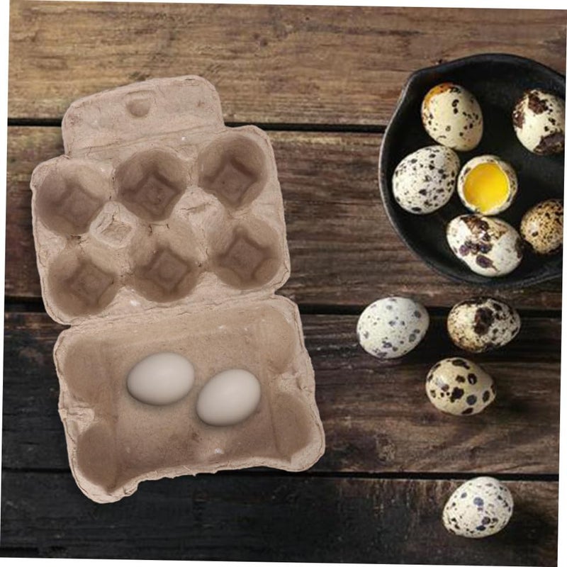 10 Paper Egg Cartons For Fridge Storage And Dispenser Trays 6 Pack - Image 5