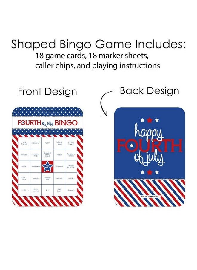 Big Dot of Happiness 4Th Of July Bar Bingo Cards And Markers Independence Day Bingo Game Set Of 18  - Image 4