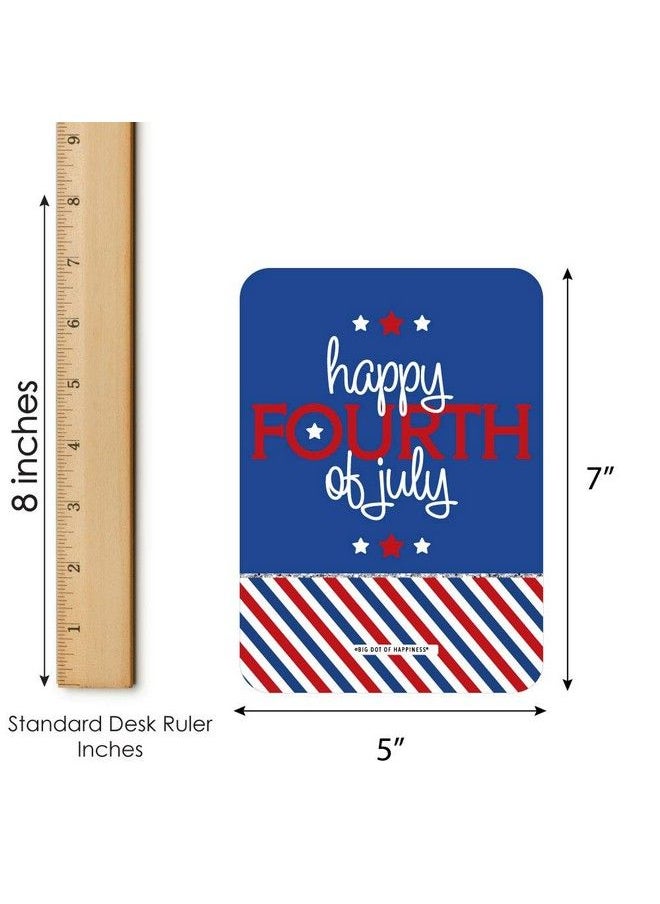 Big Dot of Happiness 4Th Of July Bar Bingo Cards And Markers Independence Day Bingo Game Set Of 18  - Image 5