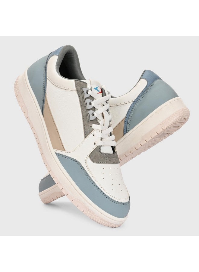 Cruiser Men's Augustus White-Blue Sneakers_7 UK (2505-2) - Image 5