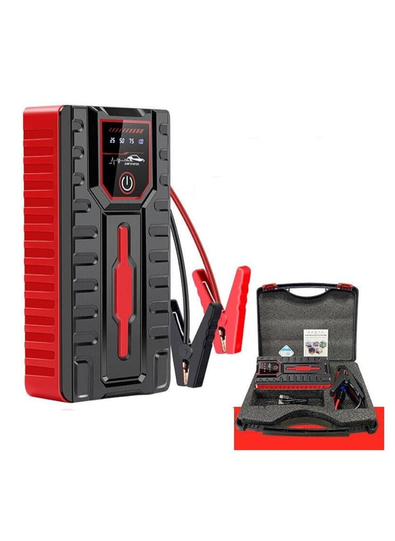 Generic 12V Car Jump Starter Power Pack, 49800mAh Car Battery Booster Jump Starter (8.0L Gas/6.3L Diesel), Portable Jump Starter,Battery Charger Emergency Power Bank with LCD Display  - Image 1