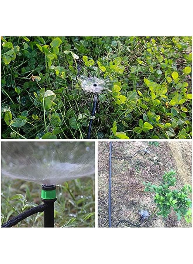 Generic Irrigation Drippers Drip Emitters 50Pcs 360 Degree Adjustable Irrigation Drip Drippers Fits 1 4 4Mm Irrigation Tube For Water Flow Irrigation System Green - Image 4