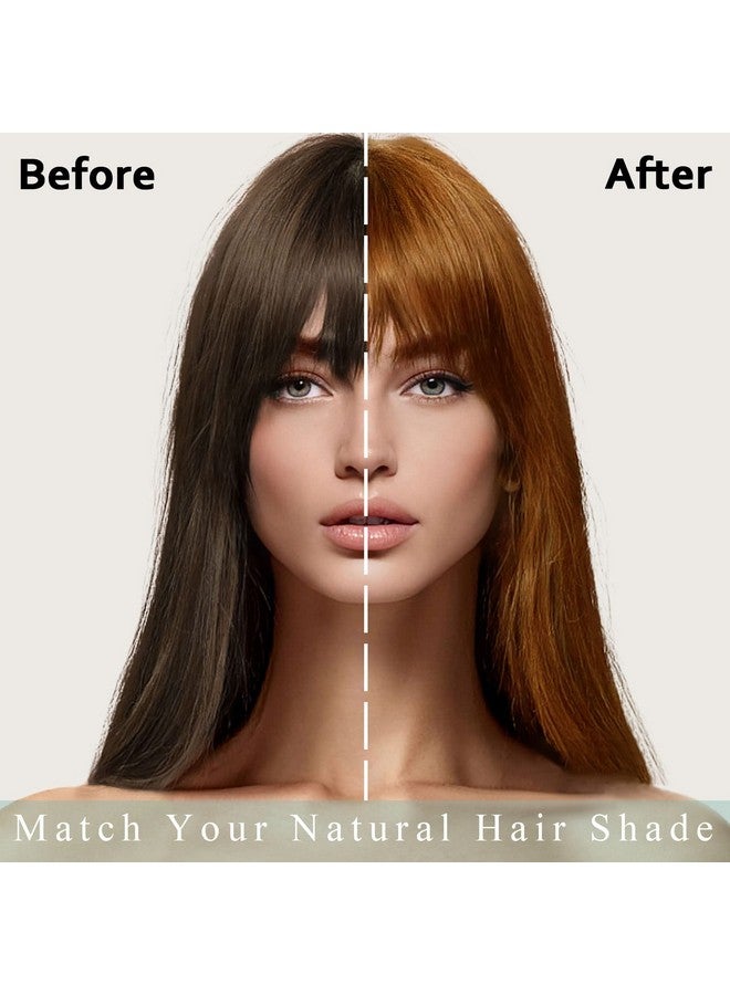 FVQUHVO Instant Blonde Brown Hair Shampoo For Dark Hair Herbal Coconut Hair Color Shampoo For Women & Men16.90 Fl Oz Brown Hair Dye Shampoo Easy To Use & Long Lasting Color Shampoo Hair Dye (Blonde Brown)  - Image 3