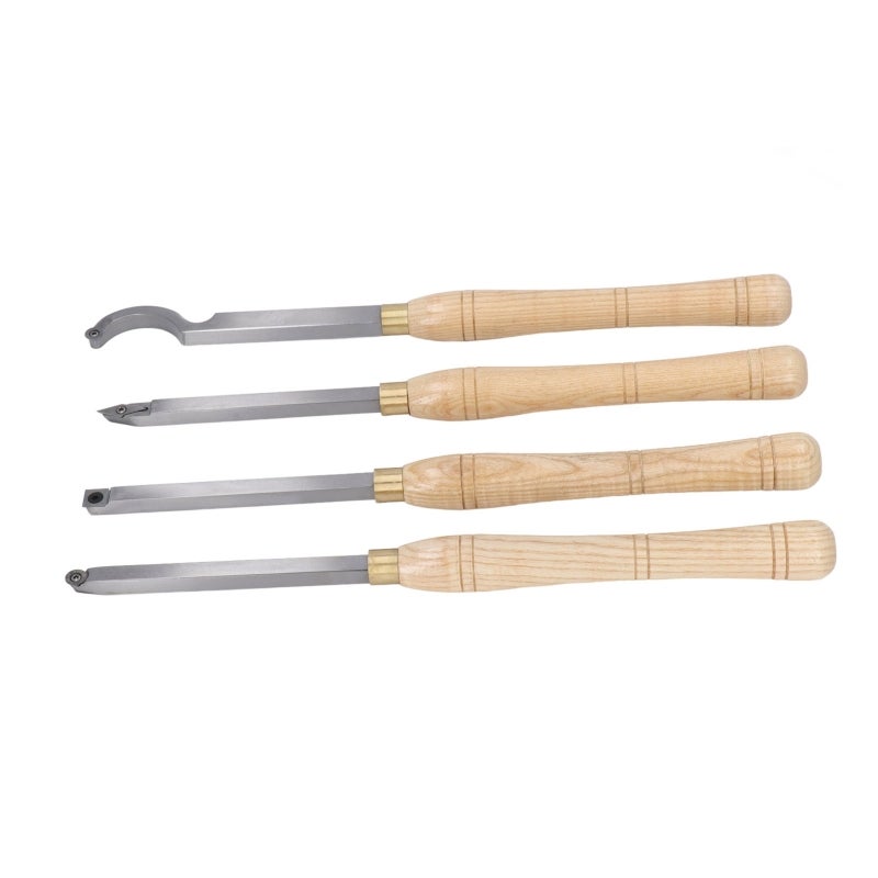Lathe Tool: Hard Alloy Steel Tip, Rotatable Cutterhead - Removable Design, Polished Manchurian Ash Handle for Woodworking Carvers Artists With Storage Box - Image 3