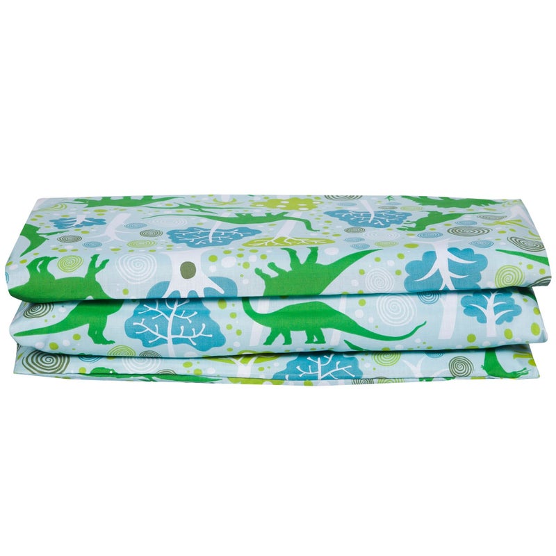 Wildkin Kids Cotton Nap Mat Cover â€“ Soft, Sewn-in Flap, Durable & Fits 1.5" Vinyl Sleep Mats - Dinomite Dinosaurs - Image 4