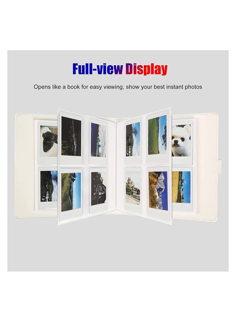 256 Pocket Photo Album for Fujifilm Instax Mini Polaroid Instant Cameras Magic Silver Edition - Image 4