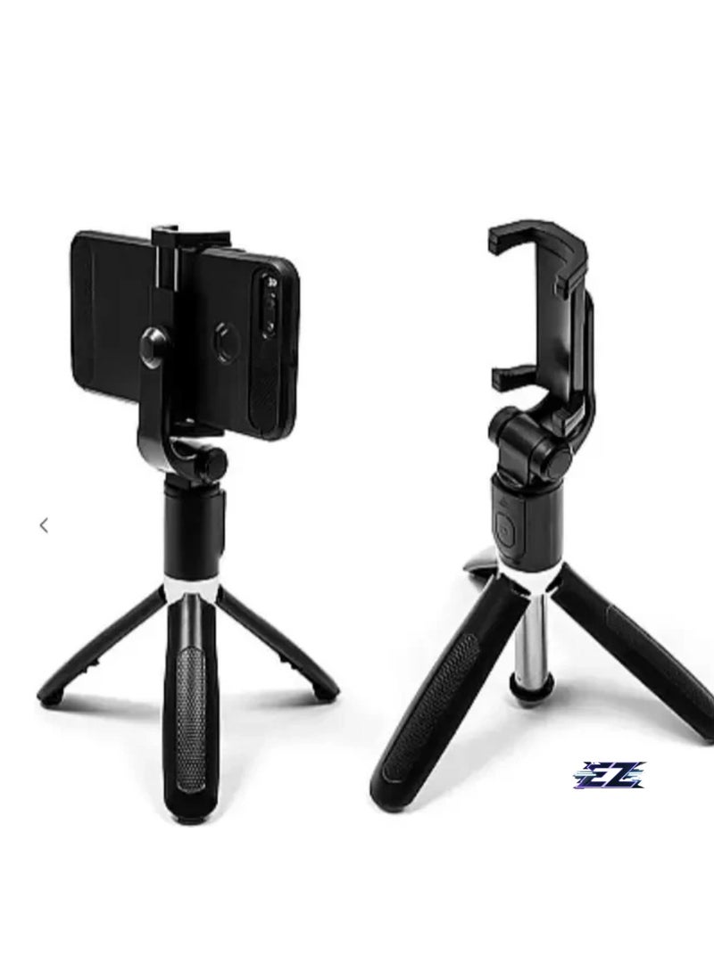 ELTRAZONE Wireless Selfie Stick (Black) with Remote Control – Portable and Adjustable Smartphone Holder for Android & iOS - Image 3