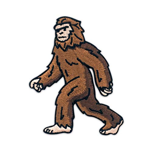Winks For Days Bigfoot Sasquatch Embroidered Iron-On Patch - Image 1