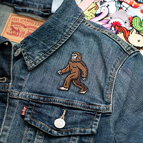 Winks For Days Bigfoot Sasquatch Embroidered Iron-On Patch - Image 2