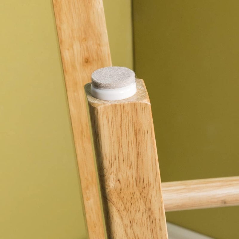 SoftTouch أغطية الأثاث الناعمة 1 18 بوصة مع مسامير لحماية الأسطح للأثاث الخشبي أبيض 8 عبوات - Image 4