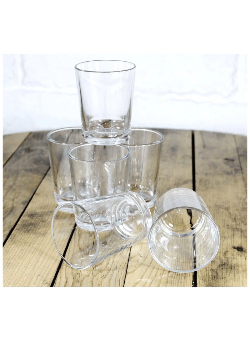 LAV 6 Pieces Lara Water Glass Set 205 Ml - Clear - Image 4