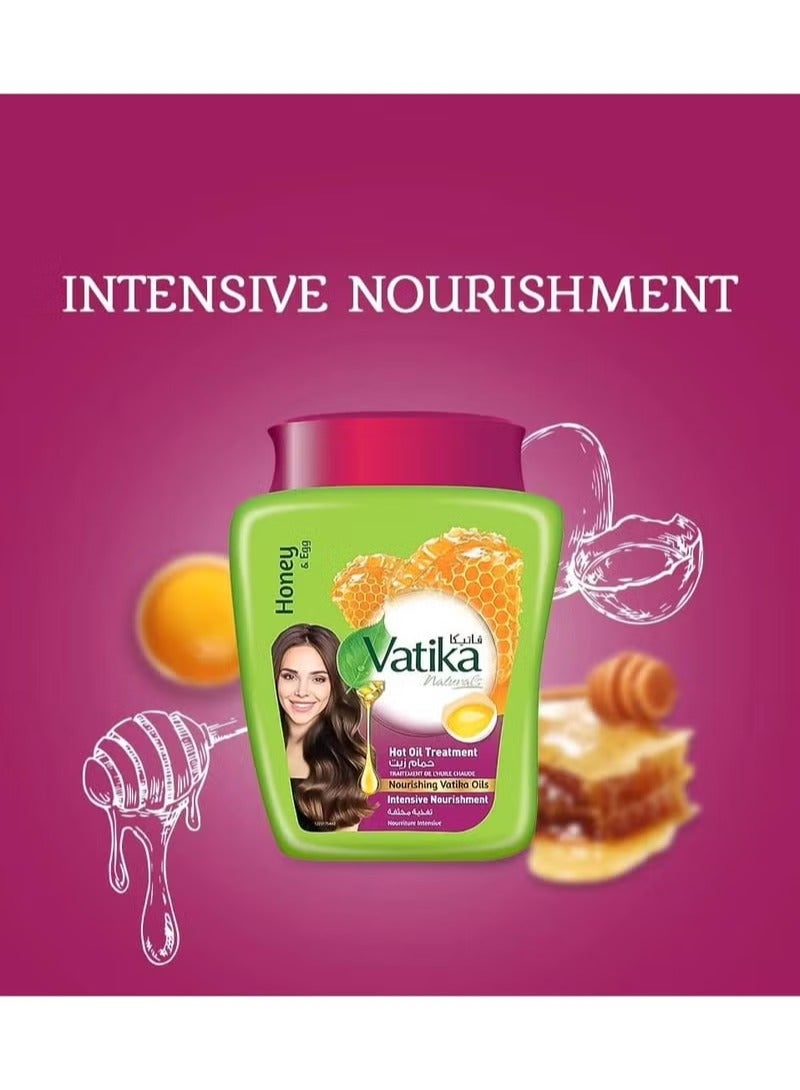 فاتيكا ناتشورالز  كريم حمام بالعسل والبيض تغذية مكثفة 450 جم - Image 2