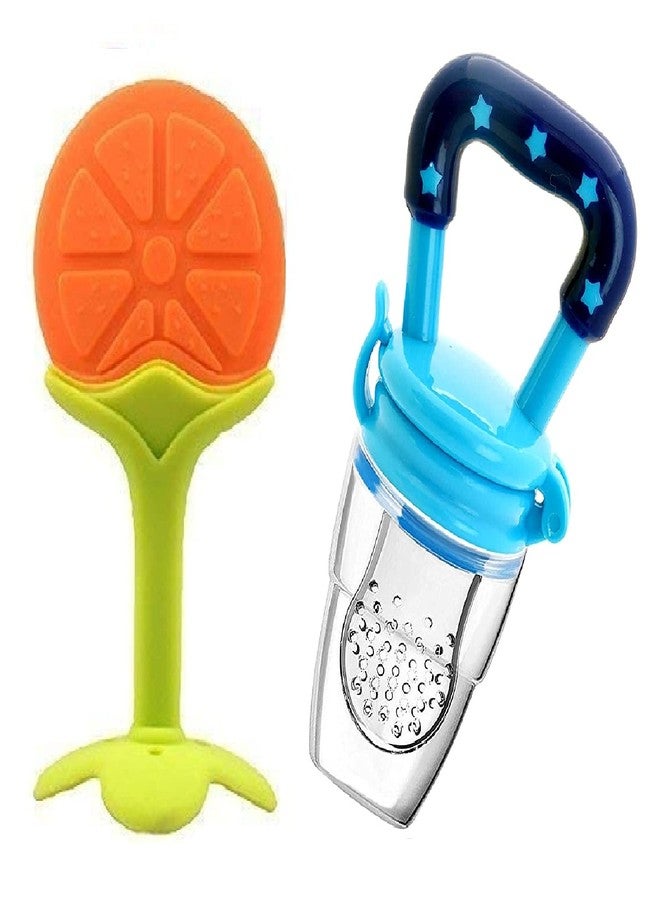 Lappu Infant Silicone Fruit Shape Teether For Baby 6-12 Months|Baby Teether 3-6 Months Babies|Teether Teether For 6 To 12 Months Baby Bpa Free Combo Pack (Multi_13) - Image 1