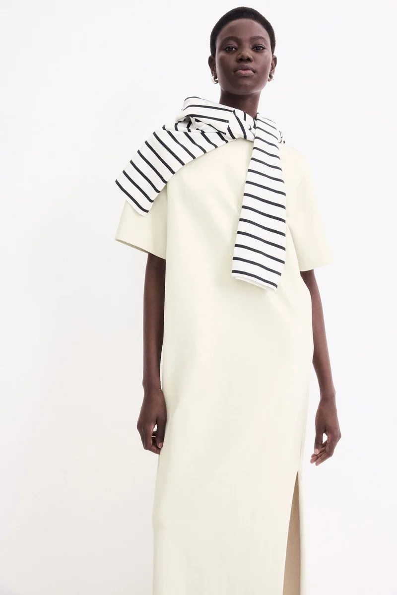 اتش اند ام فستان تي-شيرت طويل