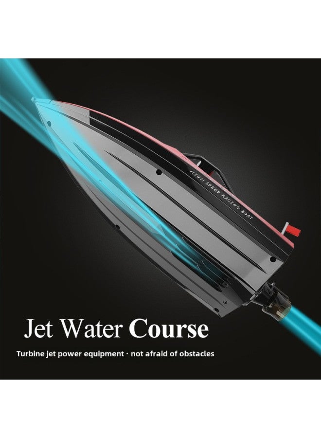 WL-917 Jet Competitive Remote Control Boat With Light Built-in Propeller High Speed Boat Children's Toy Small Model Cross Border-Colour:Yellow  - Image 3