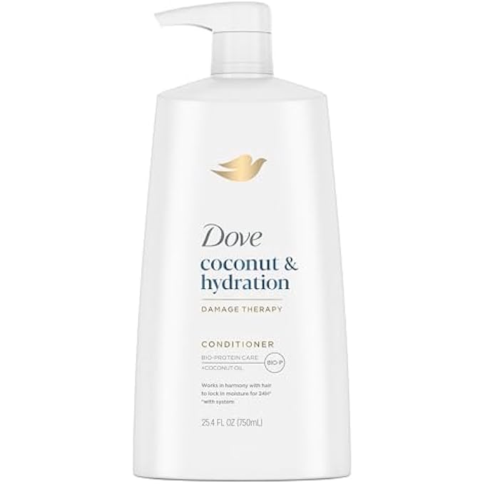 Dove HAIR NOURISHING RITUALS FRESH COCONUT CONDITIONER WITH PUMP, 25.4 OUNCE - Image 1