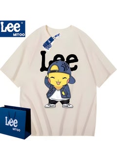 LEE New Fashionable Casual LEE Co Branded T-shirt 