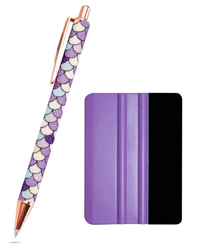 Arvakr Craft Weeding Pen Tool Set Essential Adhesive Vinyl Kits Precision Pin Pen Tools for Cricut Air Silhouette Siser Oracal Accessories Purple - Image 3