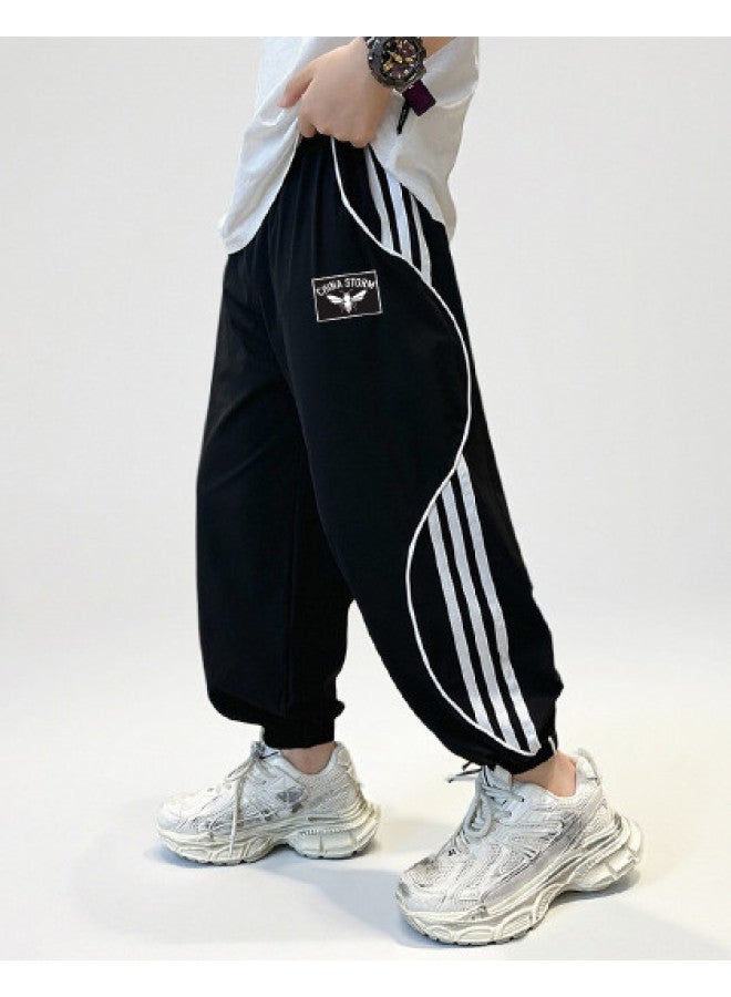 Bumblebee Boys' Mosquito-repellent Pants - Summer Thin 2025 New Collection Large Kids' Casual Breathable Children's Trousers - Image 1