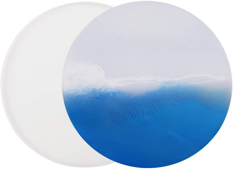 SNOOGG ™ عبوة واحدة من قوالب السيليكون الدائرية بقطر 6 بوصات لصب الراتنج للإيفنت، فن الراتنج، الراتنج، الزفاف، عيد الحب، هدية الذكرى السنوية - Image 1