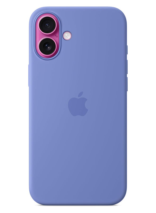 ابل  Apple iPhone 16 Plus Silicone Case with MagSafe Periwinkle - Image 3