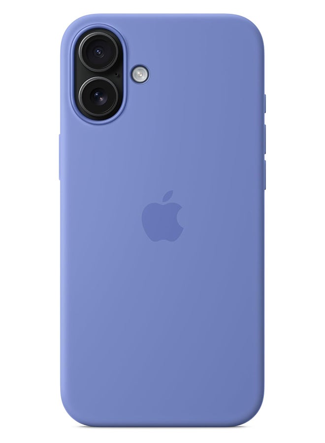 ابل  Apple iPhone 16 Plus Silicone Case with MagSafe Periwinkle - Image 5