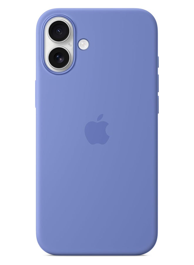 ابل  Apple iPhone 16 Plus Silicone Case with MagSafe Periwinkle - Image 4