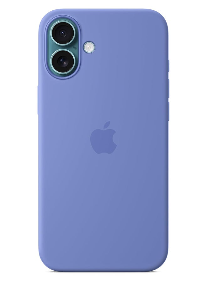 ابل  Apple iPhone 16 Plus Silicone Case with MagSafe Periwinkle - Image 2