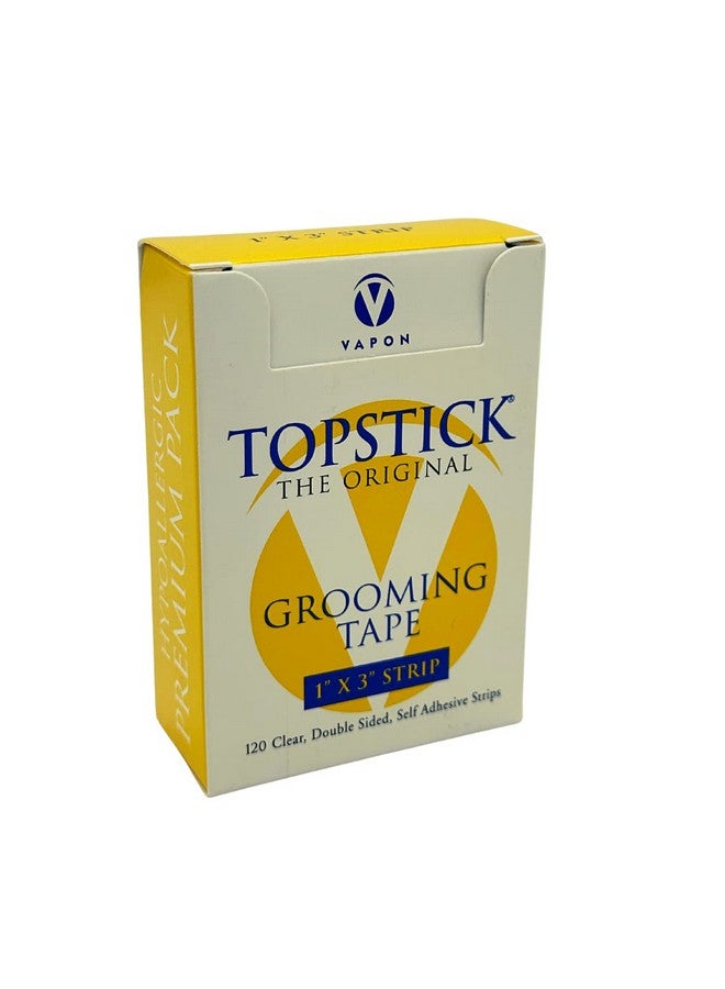 Vapon Topstick 1" X 3" - Clear Strips - New Hypoallergic Premium Pack - 120 Count - Image 2