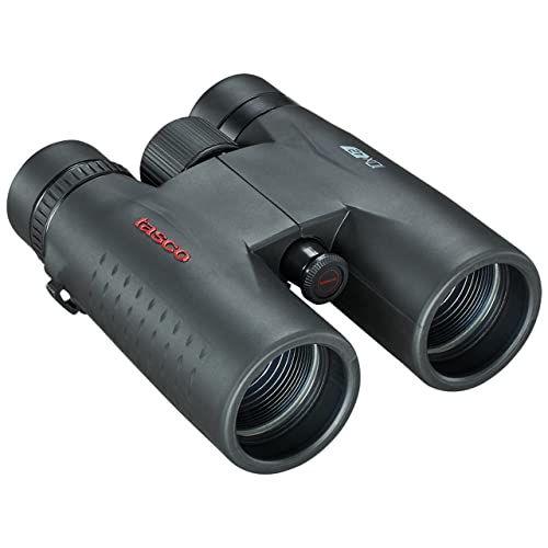 Tasco ES10X42 Essentials Binoculars, 10x42mm, Roof Prism Mc, Black - Image 1
