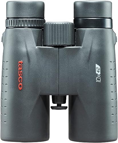 Tasco ES10X42 Essentials Binoculars, 10x42mm, Roof Prism Mc, Black - Image 3
