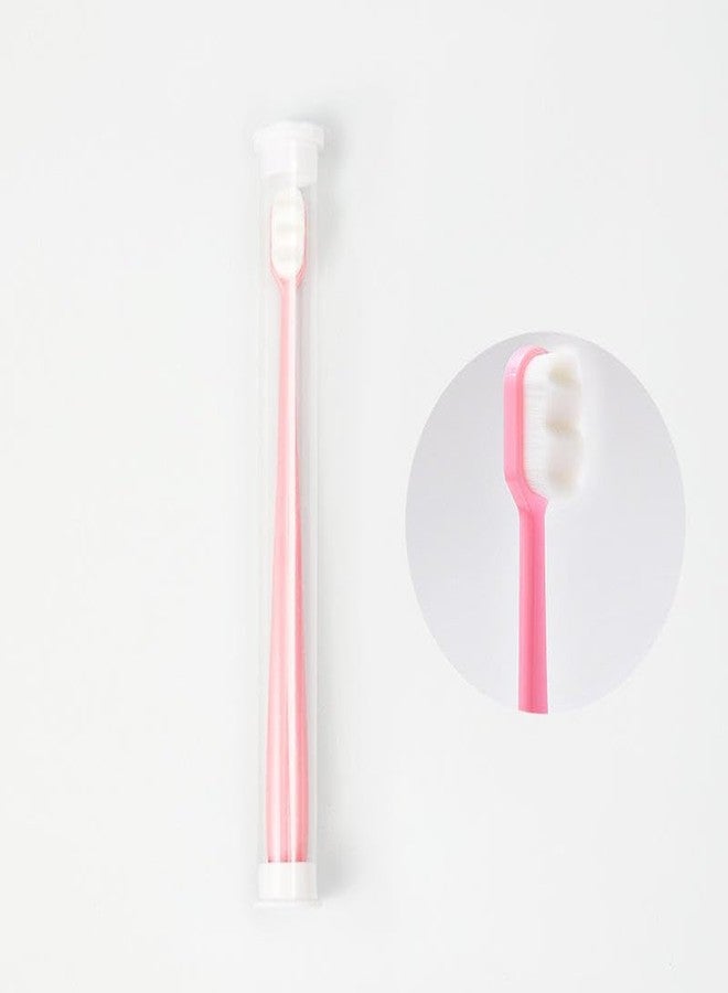 AHBHT Ultra-Soft Manual Toothbrushes, 15000 Micro Nano Bristles, Sensitive Teeth and Gums, Travel-Friendly (Multicolor) (4) - Image 2