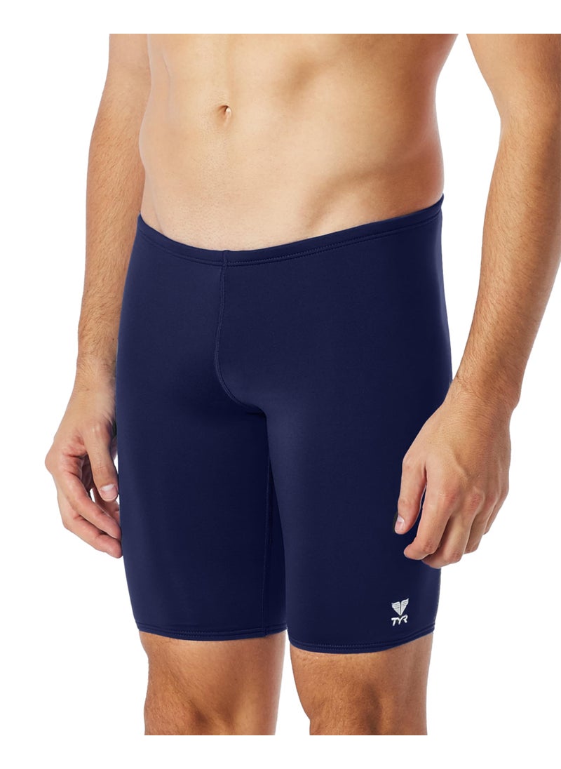 TYR BOYS' DURAFAST ONE JAMMER SWIMSUIT, 26, Navy  - Image 1