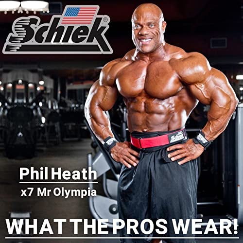 Schiek Sports Model 3004 Power Lifting Belt - Small - Red - Image 4