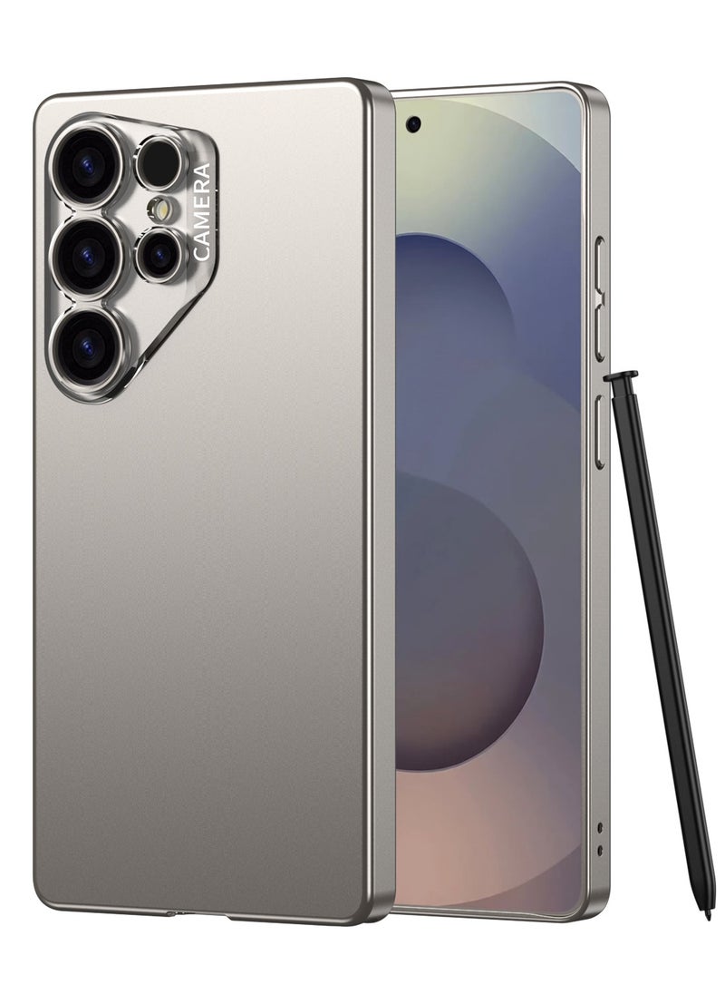 GKK - Stylish Slim Protective Case Compatible with Samsung Galaxy S25 Ultra 6.9 inch (2025) , Polycarbonate with Camera & Screen Protector, Full-Cover Hard Shell, Anti-Drop, All-Round Protection Phone Cover with Pen Slot Design - Pen Not Included - Image 1