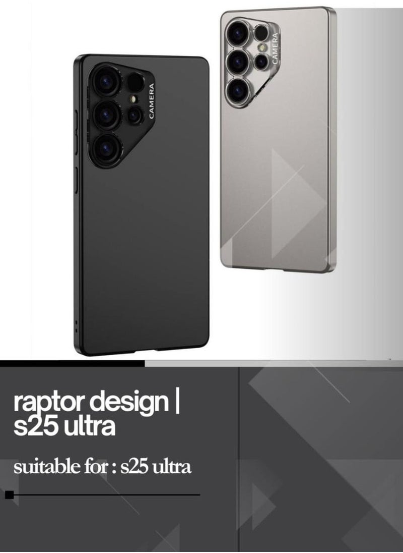GKK - Stylish Slim Protective Case Compatible with Samsung Galaxy S25 Ultra 6.9 inch (2025) , Polycarbonate with Camera & Screen Protector, Full-Cover Hard Shell, Anti-Drop, All-Round Protection Phone Cover with Pen Slot Design - Pen Not Included - Image 1