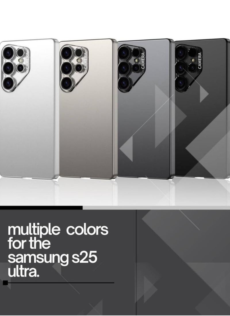 GKK - Stylish Slim Protective Case Compatible with Samsung Galaxy S25 Ultra 6.9 inch (2025) , Polycarbonate with Camera & Screen Protector, Full-Cover Hard Shell, Anti-Drop, All-Round Protection Phone Cover with Pen Slot Design - Pen Not Included - Image 1
