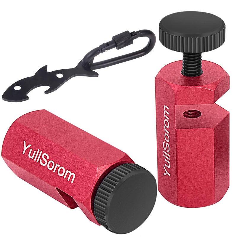 Tall Stair Gauges for Framing Square with Holder and Carabiner Stair Guage Knobs Tool for Circular SawStair Guides Perfect for Rafter Gauge Clamps Red kit