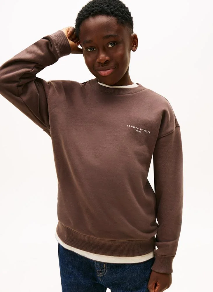 TOMMY HILFIGER Kids Mini Corp C-Neck Sweatshirt