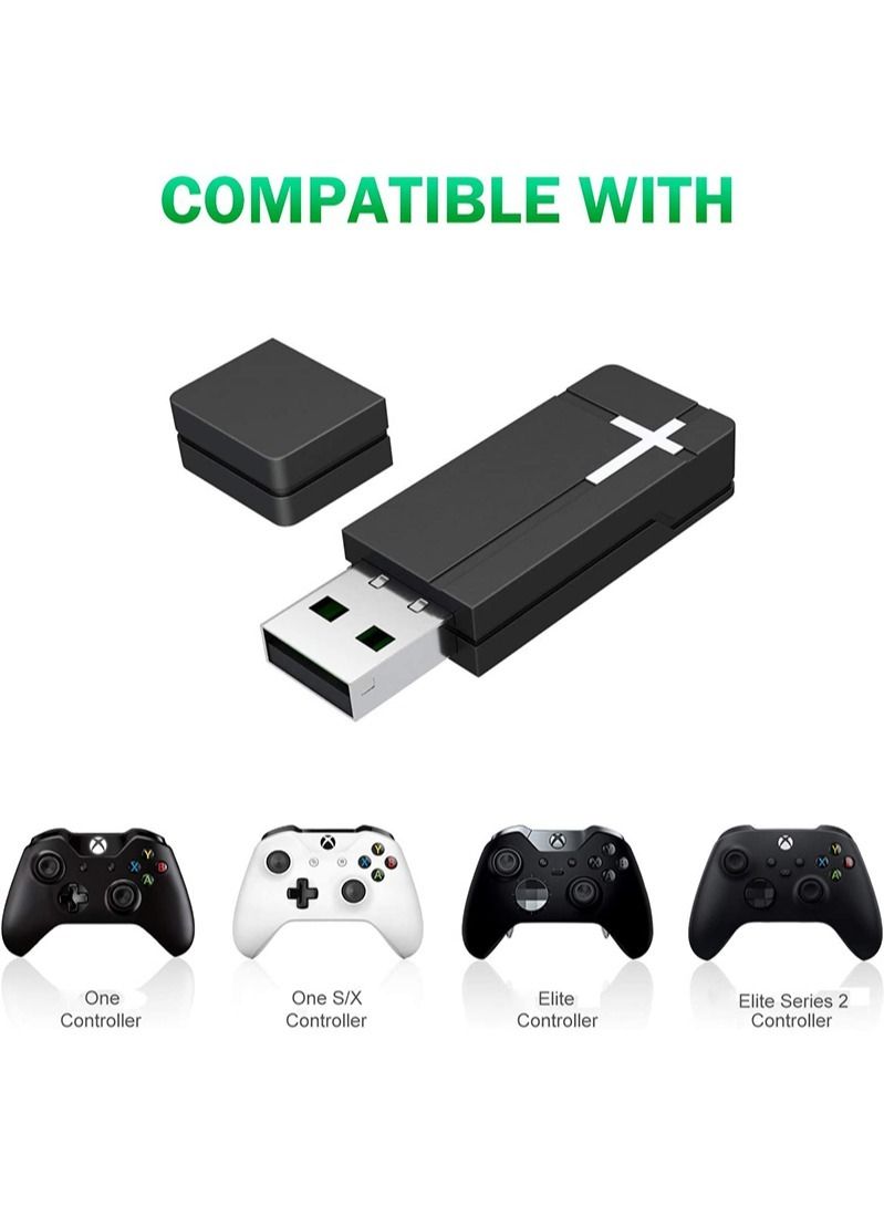 Wireless Adapter 2.4G Receiver for Xbox One Converts PC Compatible with Windows 7/8/10 Controller Elite Series 2 and X/S - Image 5