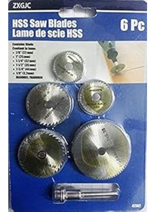 Circular Saw Blades Disc Dremel 6 Pcs