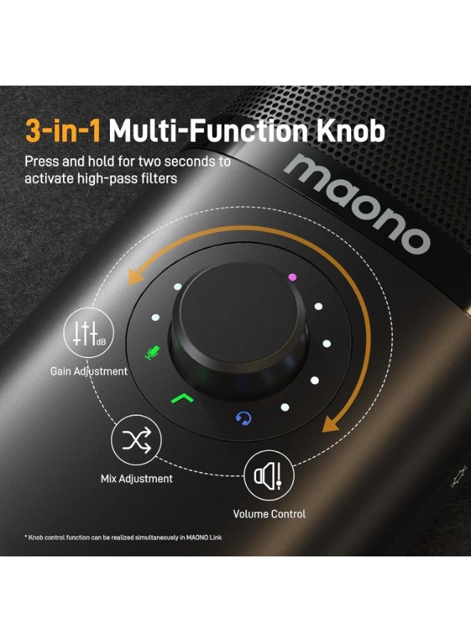 ماونو PM450S ميكروفون مكثف – تسجيل احترافي للبودكاست والبث والتعليق الصوتي - Image 4