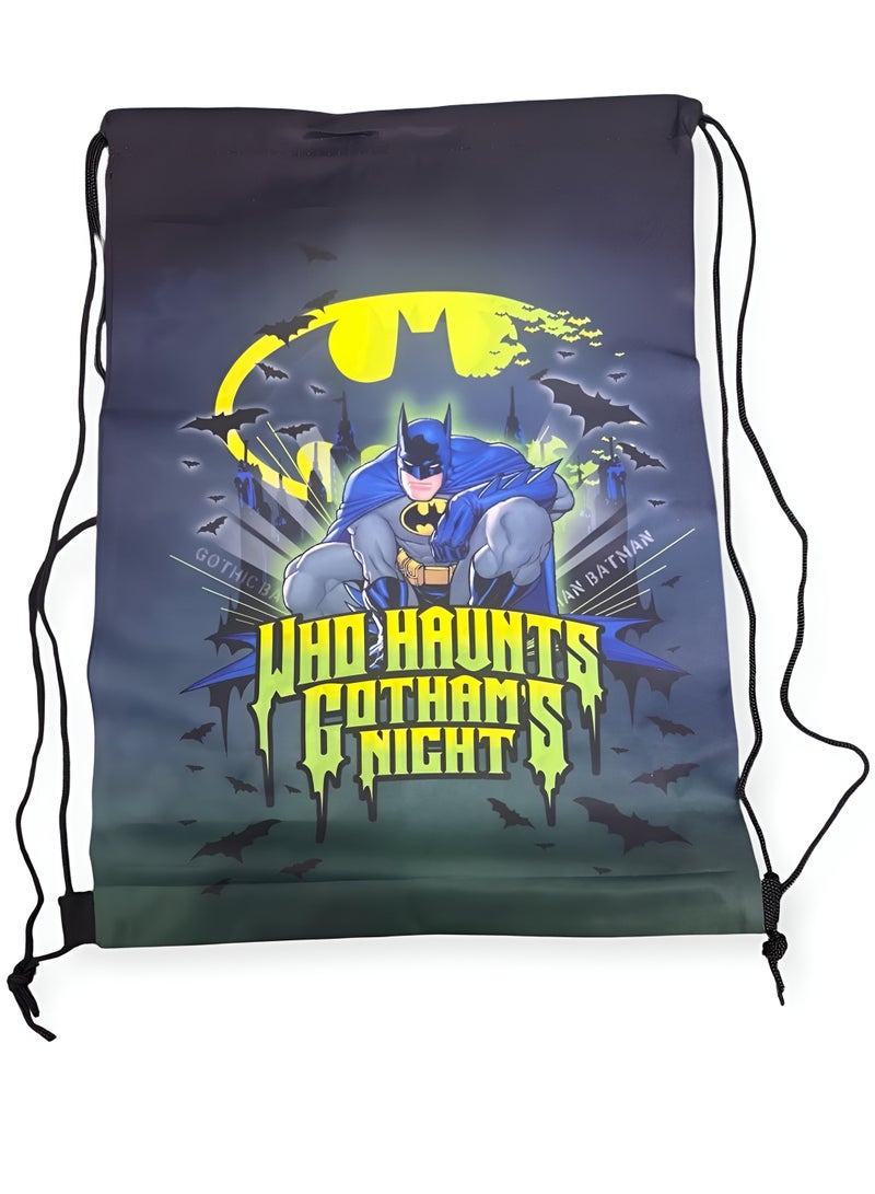 DECOR SOUQ Batman Kids Projector Watch with 6 Projection Styles & Drawstring Bag Combo – Superhero Themed Gift Set for Boys | Gotham Night Action Watch & Bag | School, Travel, Birthday Party Favors  - Image 2
