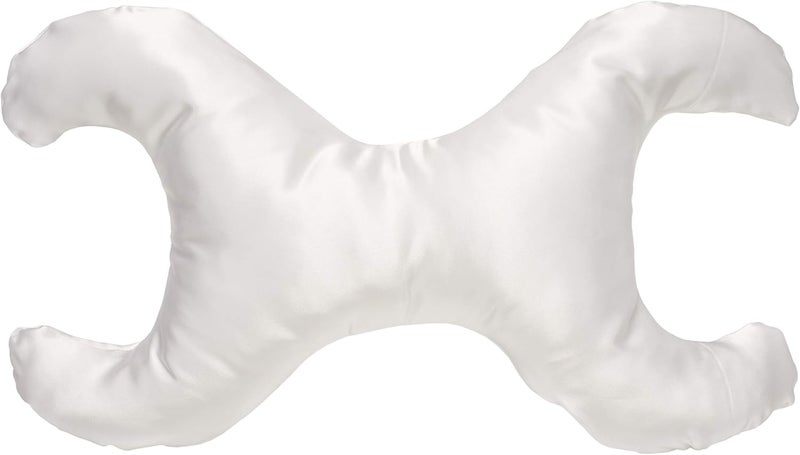 Save My Face La Petite White Satin Pillow for Anti-Wrinkle Support - Image 1