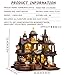 Spilay DIY Miniature House Kit Edinburgh Castle Dollhouse with Music Box and Dust Cover 3D Wooden Puzzle Book Nook Kit for Adult Creative Bookshelf DecorUnique Gift for Teens Book Lovers - Image 4
