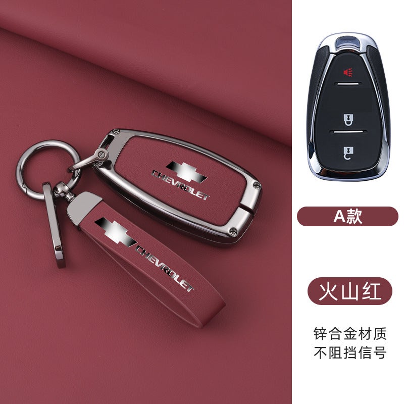 Chevrolet Zinc Alloy Remote Key Case Cover for Chevrolet (Cavalier, Cruze, Sail, Equinox, Orlando, Trax) - Image 1