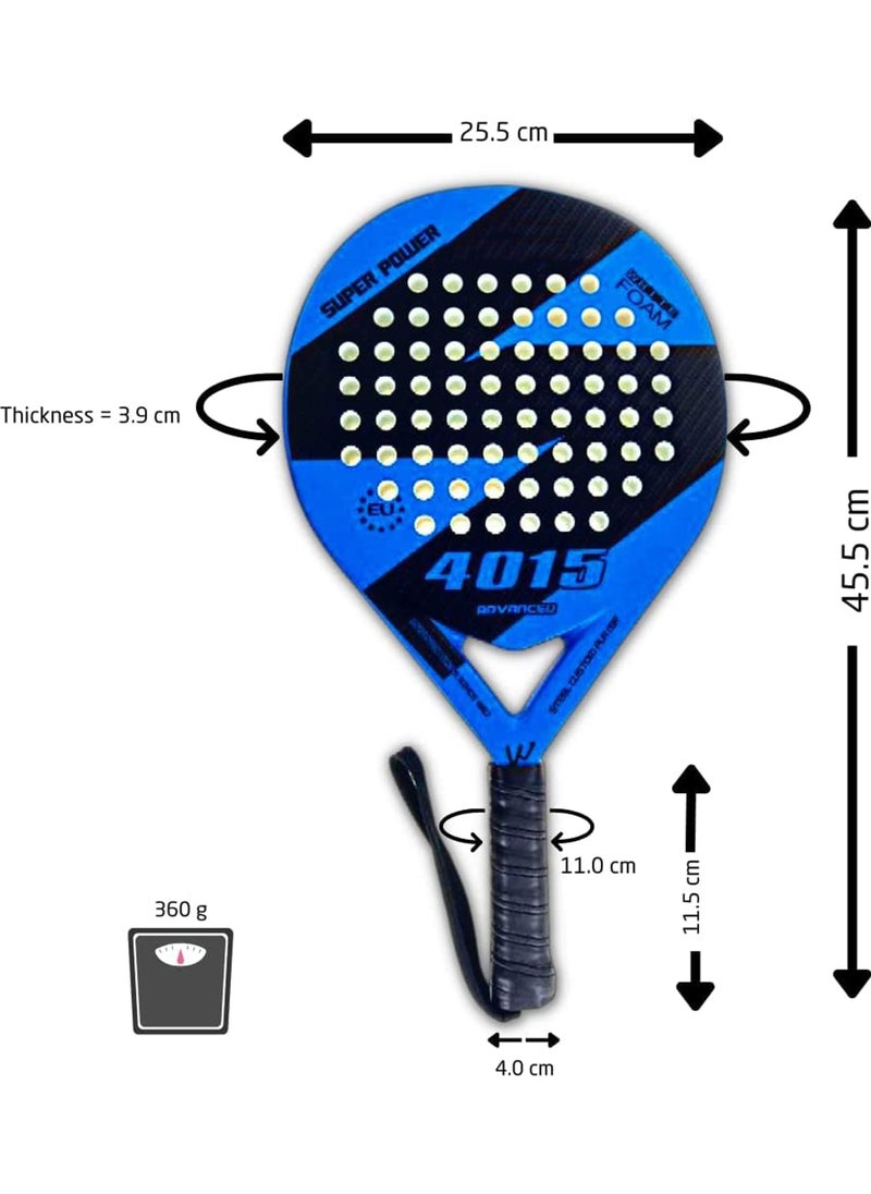 Rock Pow Lightweight Padel Tennis Racket Pop Tennis Paddle Racquets Pro Fiberglass Carbon Fiber Paddle Racket with Cover Bag  - Image 5