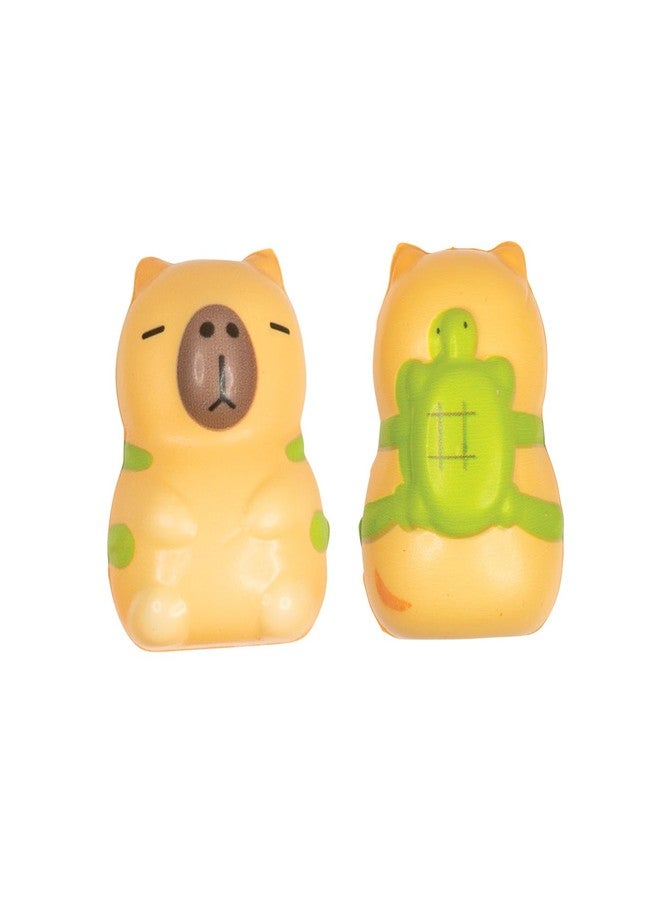 Geddes Raymond Geddes Mini Capybara Slowrise Toys – Pack of 24 – Soft Squishy Animals in Cute Styles for Kids and Classrooms - Image 2